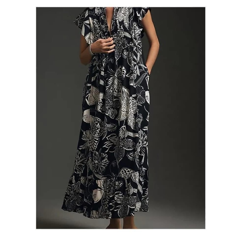 Anthropologie Maeve Floral maxi dress